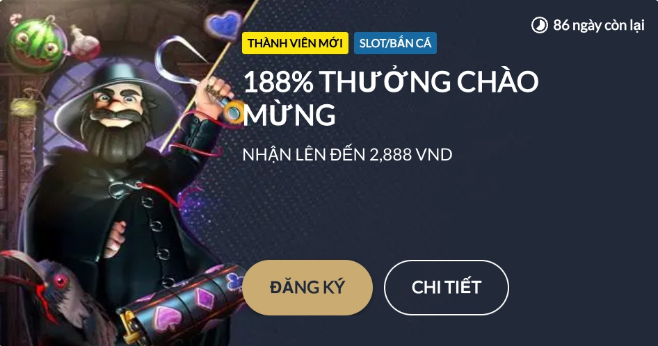 Khuyến mãi Bu88 188% thưởng chào mừng